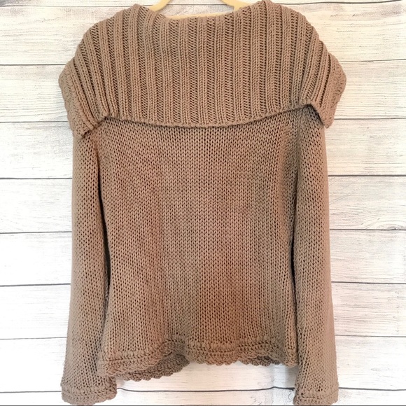 H&M Chunky Knit Sweater Cardigan Size Large - Picture 6 of 10